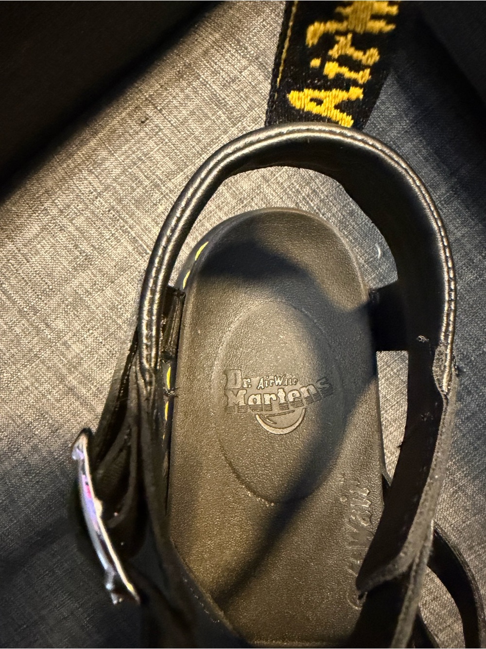 Dr. Martens Women's Black Leather Sandals - Picture 10 of 10